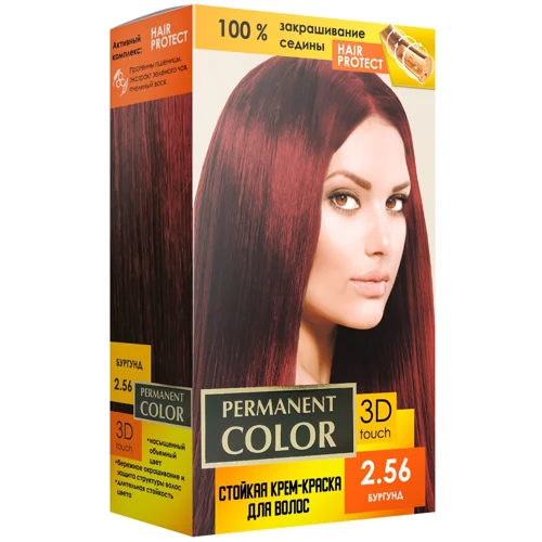 Крем-фарба для волосся Аромат Permanent Color 2.56 Бургунд