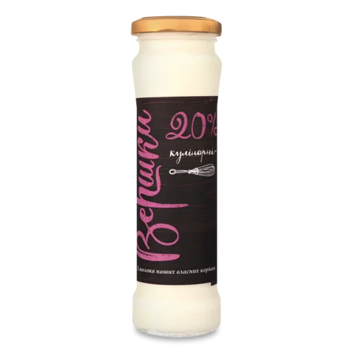 Вершки Кулінарні 20% Доообра Ферма, с/б, 180г