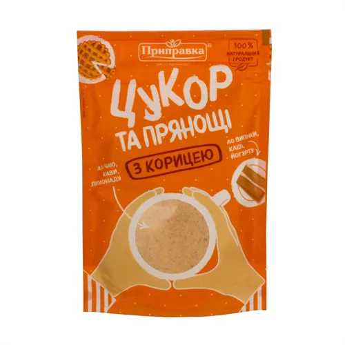 Цукор та прянощі з корицею Приправка м/у 200г