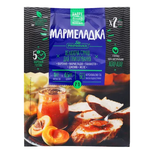 Суміш желююча з агар-агаром Мармеладка 2:1 Pripravka м/у 25г