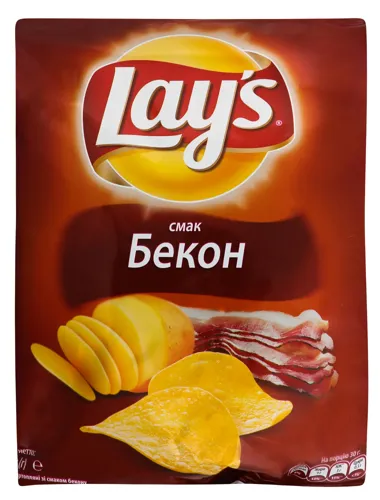Чіпси Lays Бекон 71г х20