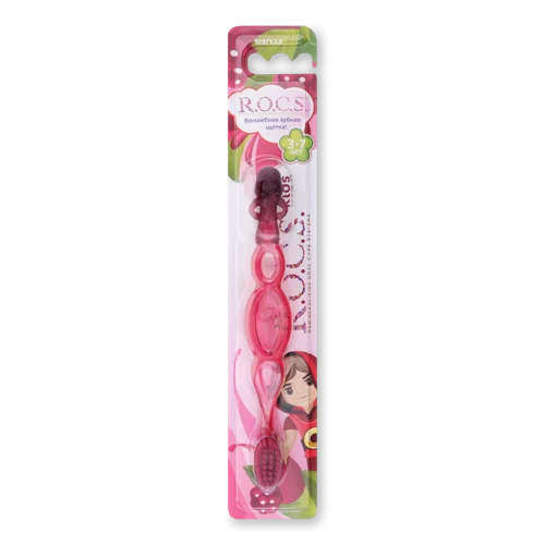 Дитяча Зубна Щітка Magic Toothbrush R.O.C.S 3-7 років, м'яка, в/ґ, 1 шт