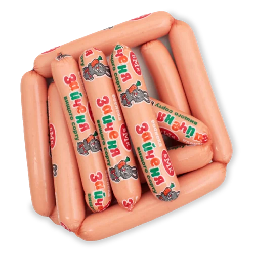 Сосиски Вищого Ґатунку Зайченя Безлюдівський М'ясокомбінат, кг