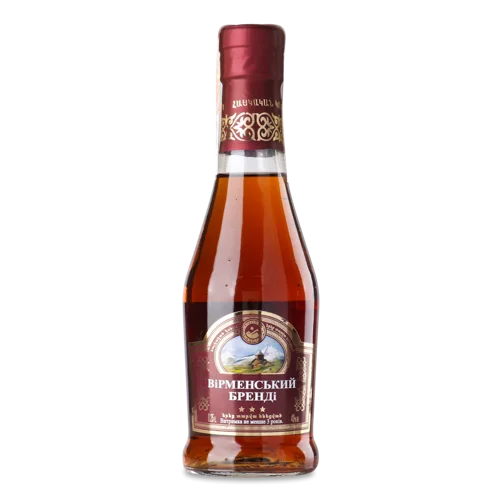 Бренді Вірменський В/ґ 3 Роки 40% 0.25л, П/Пл