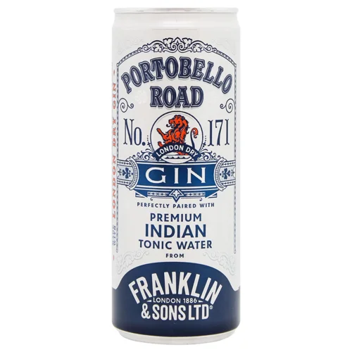 Напій Franklin Gin &Tonic слабогазований 5,5% 250мл