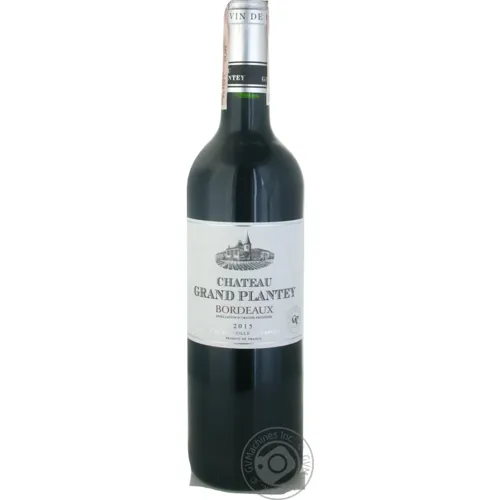 Вино Chateau Grand Plantey червоне сухе 13,5% 0,75л
