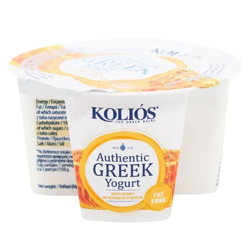 Йогурт Kolios Артизанський Грецький з медом 0% 150г