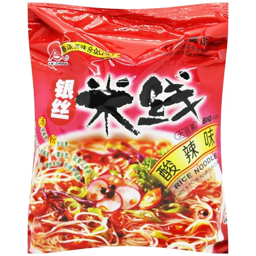 Локшина Hezhong рисова кисло-гостра 115г