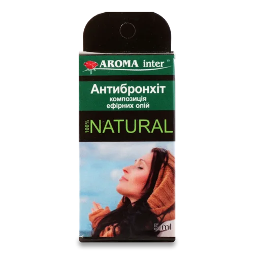 Ефірна Олія Антибронхіт Aroma Inter, 5мл, натуральна, в/ґ