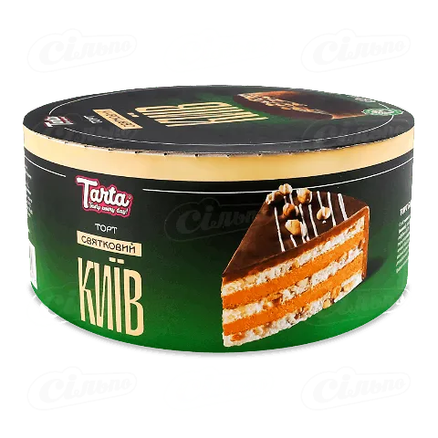 Торт Tarta Святковий Київ білково арахісовий, 450г