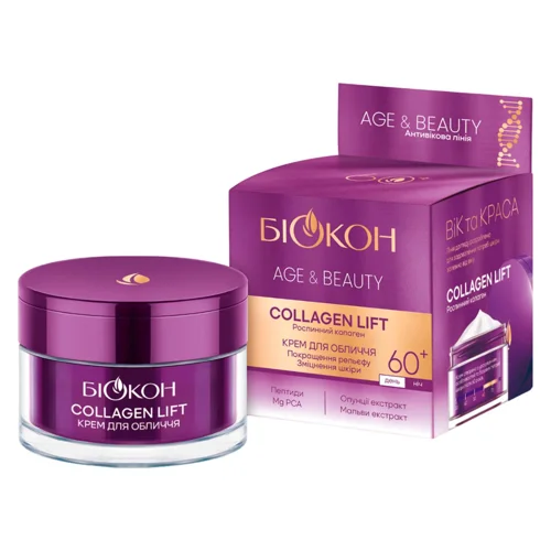 Крем для обличчя Біокон Age&Beauty Collagen Lift 60+ 50мл