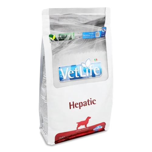 Корм сухий повнораціонний для собак Hepatic Vet Life Farmina, в/ґ, 2 кг