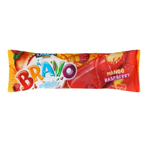 Морозиво 10% Манго-Малина Bravo Хладик м/у 70г
