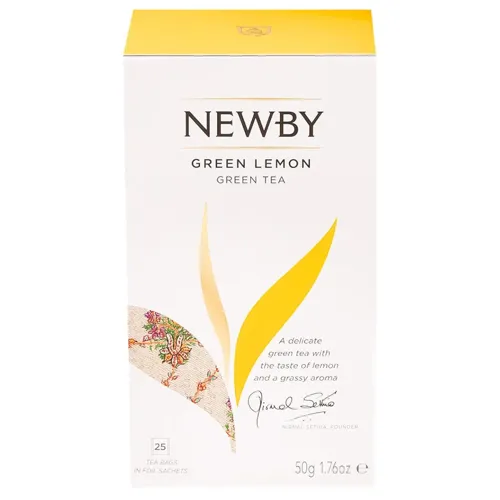 Чай зелений Newby з лимоном 2г*25шт