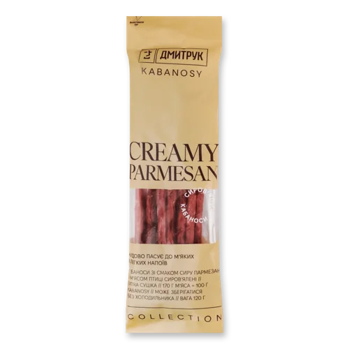 Кабаноси З М'ясом Птиці З Смаком Сиру Пармезан Creamy Parmesan В/ґ 120г