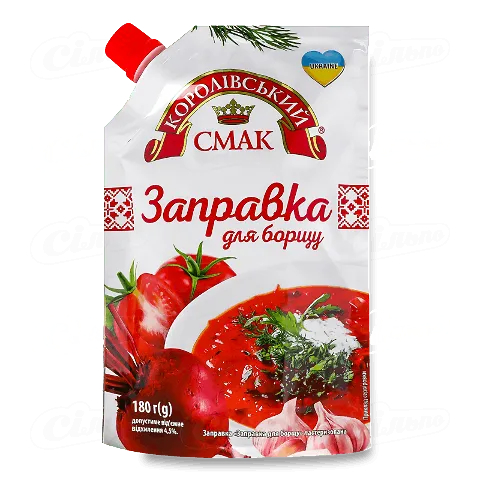 Заправка Королівський смак для борщу д/п, 180г