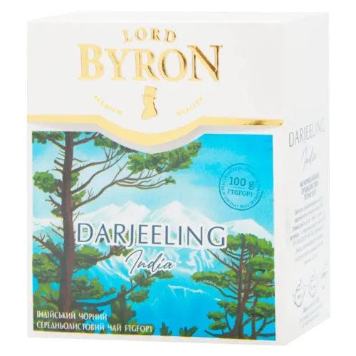 Чай чорний Lord Byron Golden Darjeeling 100г