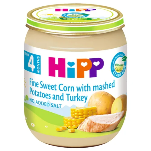 Пюре Hipp Ніжні овочі з індичкою 125г