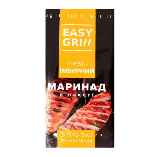 Маринад соєво-імбирний Easy grill м/у 250г