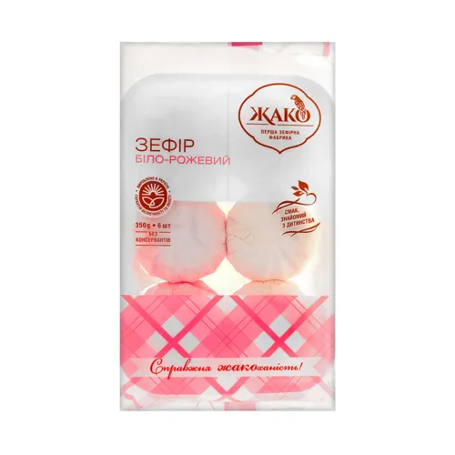 Зефір Біло-рожевий Жако м/у 350г