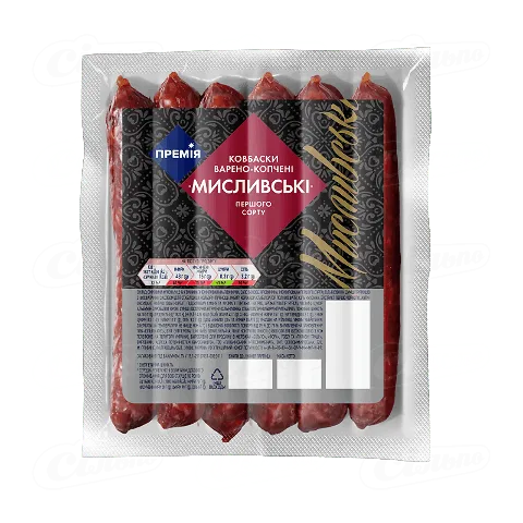 Ковбаски «Премія»® «Мисливські» варено-копчені 1 кг