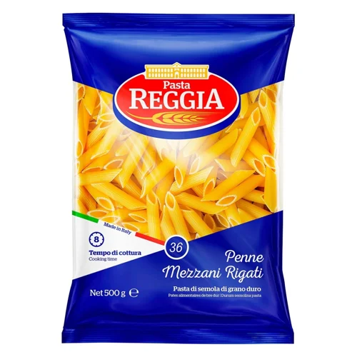 Макаронні вироби Pasta Reggia Penne Mezzane Rigate №36 500г