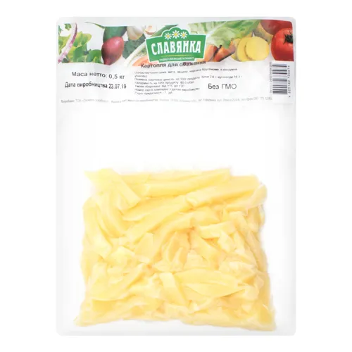 Картопля для смаження Славянка вищого ґатунку 0.5кг