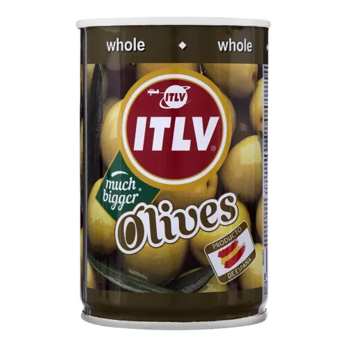 Оливки зелені з кісточкою ITLV з/б 300г