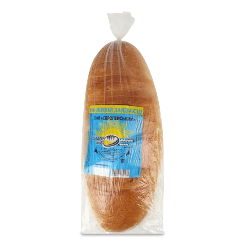 Хліб Європейський, вищого ґатунку, м/у 600г