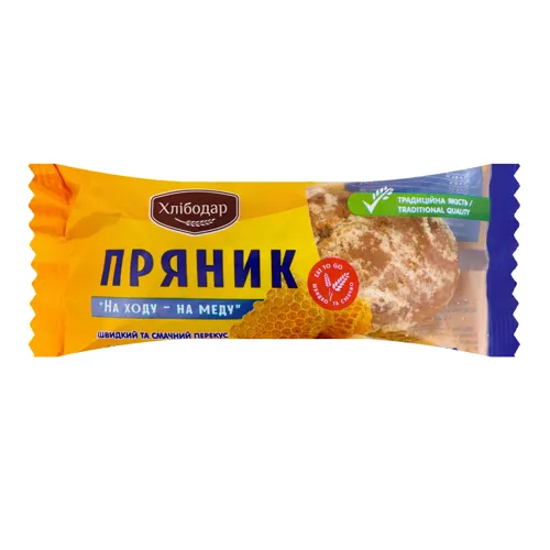 Пряник На ходу-на меду Хлібодар м/у 30г