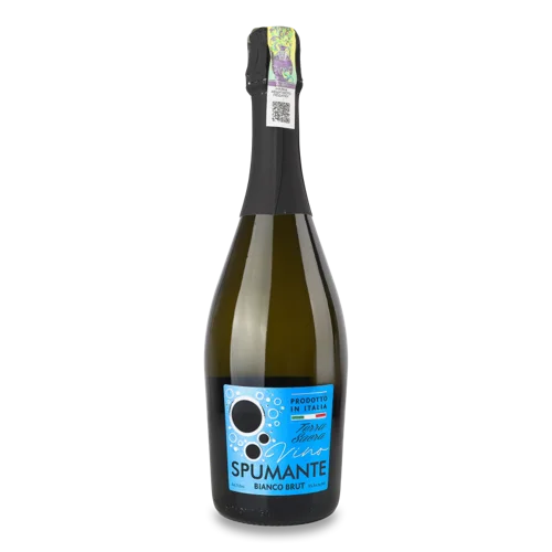 Ігристе Вино Біле Брют Spumante Terra Sacra, в/ґ, 0.75л, 11%