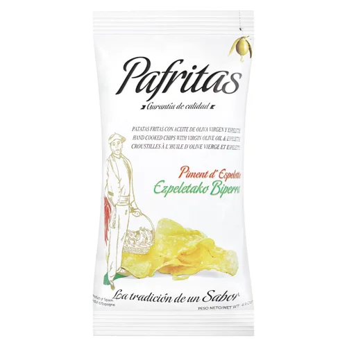 Чипси Pafritas з перцем Еспелет 140г