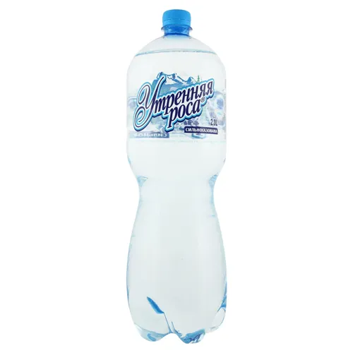 Вода питна сильногазована «Утренняя роса» у пластиковій пляшці 2л