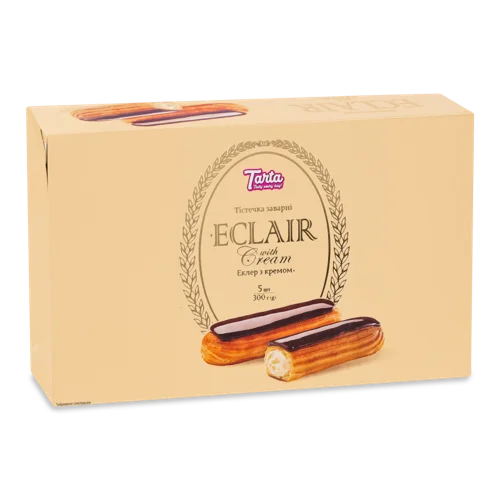 Еклер Тістечка Заварні З Кремом, к/у 300г