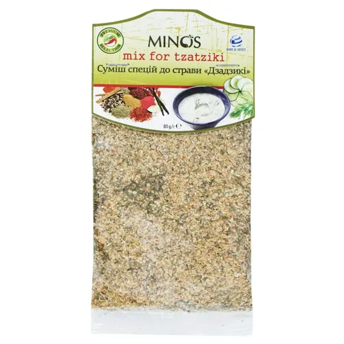 Суміш спецій Minos до страви дзадзикі 80г