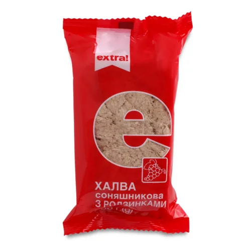 Халва Extra! соняшникова з родзинками