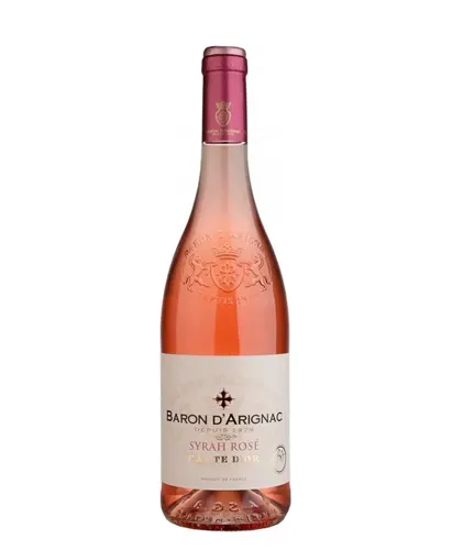 Вино Baron d'Arignac Syrah Rose рожеве сухе 0.75л 12%