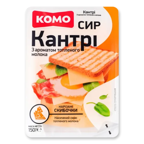 Сир «Комо» «Кантрі» слайс 50%