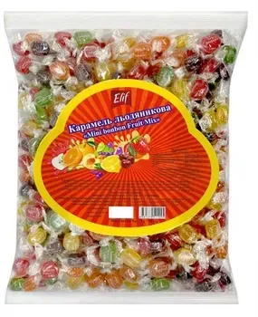 Карамель леденцовая Elif Mini bonbon Fruit Mix 1 кг