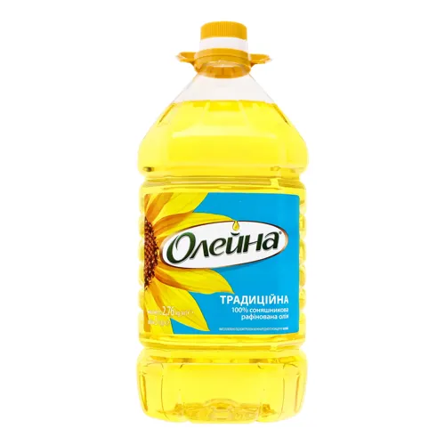 Олія соняшникова рафінована Традиційна Олейна 3л