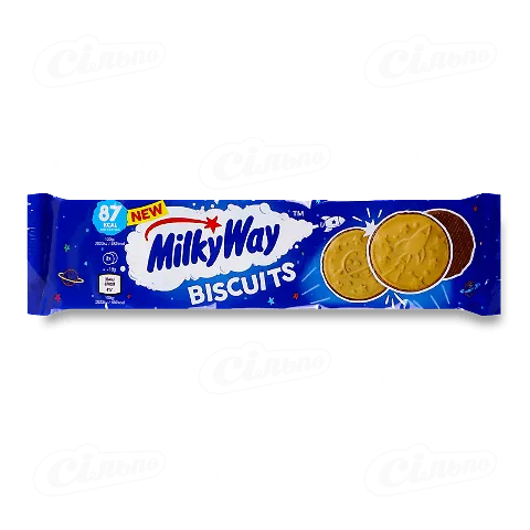 Печиво Milky Way молочна начинка в молочному шоколаді 108г