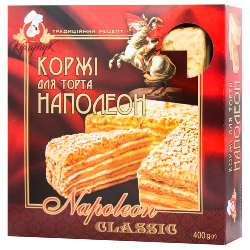 Коржі Кухарчук Наполеон 400г