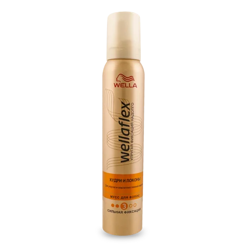 Мус для Волосся Екстрасильної Фіксації Об'єм і Відновлення Wellaflex Wella, 200мл