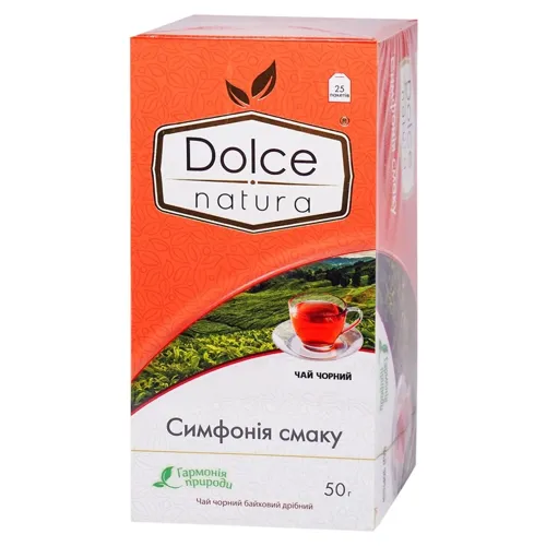Чай чорний Dolce Natura Симфонія смаку 2г*25шт
