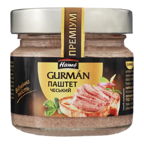 Паштет Чеський Gurman Hame с/б 170г