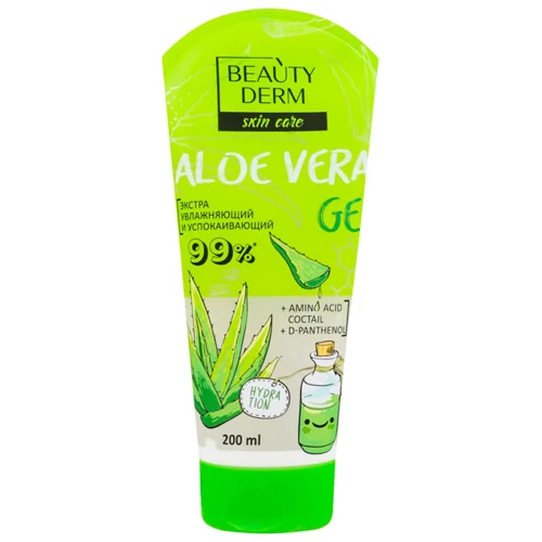 Гель Beauty Derm алоє вера 200мл