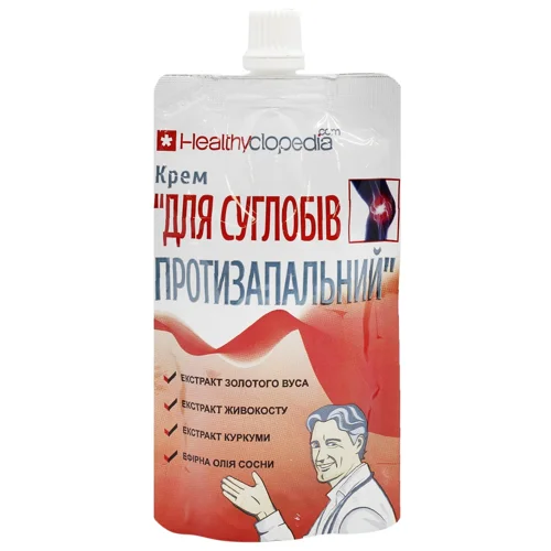 Крем для суглобів Healthyclopedia протизапальний 100мл