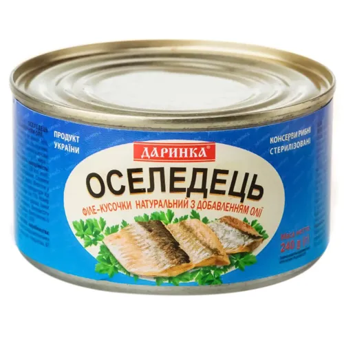 Оселедець Даринка в олії 240г