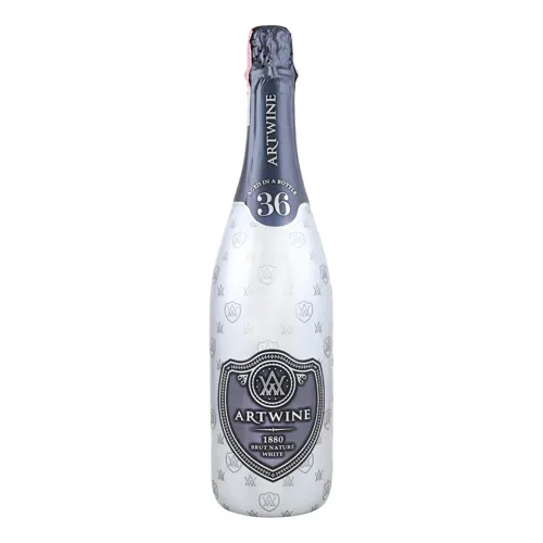 Вино ігристе 0.75л 10-13.5% біле брют натюр витримане Artwine пл