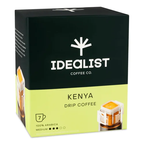 Кава мелена Idealist Coffee Co. Кенія дріп,7*12г
